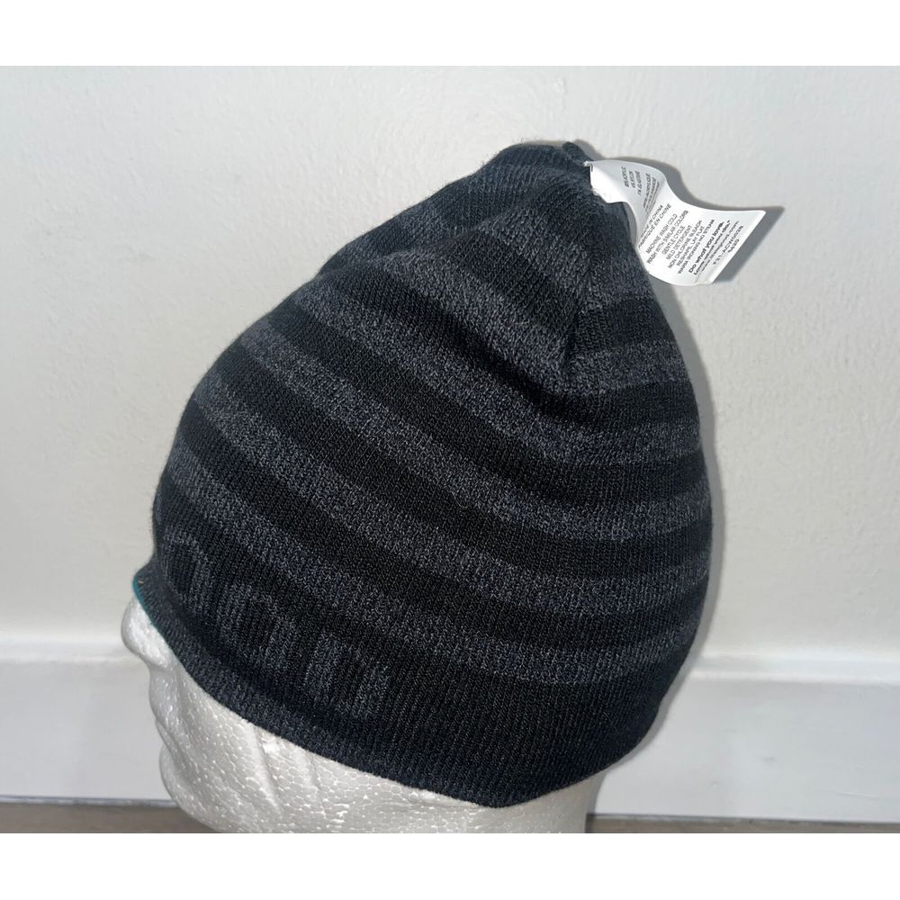 Life is Good Beanie Adult One Size Toboggan Teal Mountain Spellout Gorpcore - Picture 7 of 9
